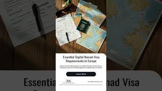 Essential Digital Nomad Visa Requirements in Europe
