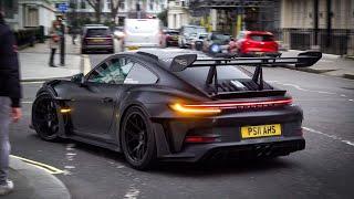 Supercars in London 2024 - #CSATW673 | Kream GTR, 992 GT3 RS, GT2 RS, 812 GTS, Purosangue