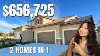 TOURING NEW CONSTRUCTION HOMES: 2 Homes in 1 | Winchester, CA