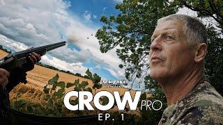 CROWpro EP 1- TWO PIGEONS WITH ONE SHOT! | Andy Crow and Gary shooting pigeons in windy conditions