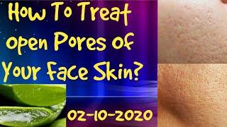 How To Treat Open Pores Of Your Face Skin? | Aleo Vera | | #YouTubeShorts |