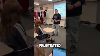 Teacher crashes out and breaks student's phone! Credit: @AutoNstuff #shorts #funny #viral