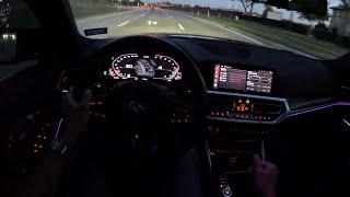 My Manual 2021 BMW G80 M3 - POV Night Drive