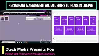 Point OF Sale Web Based Application | POS | Multi Purposes | Ctech Media