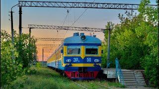 Soviet ER22, the legend of Kazakh steppes. Overview and train trips. Town Stepnogorsk(2022)