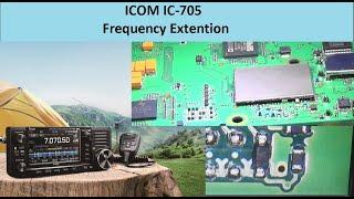 #257 ICOM IC-705  How Frequency Expansion is performed...