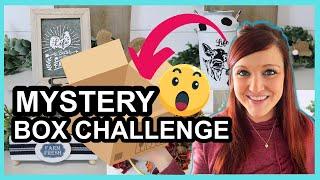  YOU WON'T BELIEVE WHAT I MADE WITH THESE DOLLAR TREE AND THRIFTED ITEMS | MYSTERY BOX CHALLENGE!