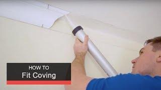 How to fit coving with Wickes