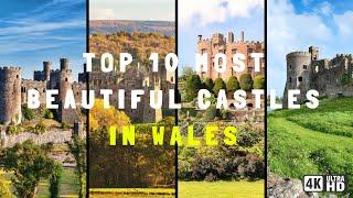 Top 10 Most Beautiful Castles in Wales - [ Travel Guide Video 2024] 4K