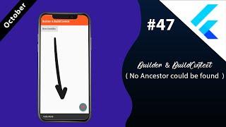 Flutter Tutorial - Builder & BuildContext - Everyone should understand this - Deep Dive