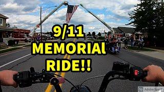 IM BACK! 9/11 Memorial Ride |  Montgomery PA 2021 (Indian Scout Bobber)