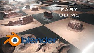 Quick UDIMS in Blender!