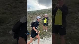 UTMB 2024 - Jim Warmsley getting to the top of Col De Voza. #utmb2024 #jimwarmsley #trailrunning
