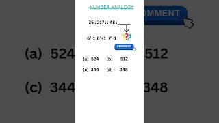 Number Analogy Reasoning Short Tricks  | #reasoning short tricks #ssc #ssccgl #sscgd #sscchsl #maths