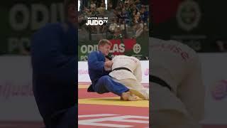 Lipard stuns Hidano... the Estonian is into the semi-final!  #judo #sports #shorts