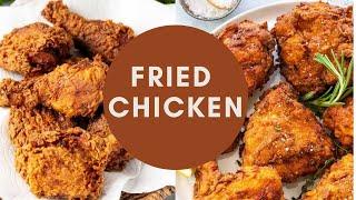 FRIED CHICKEN | HOMEMADE | EASY TO MAKE SAUCE | EVERYONES FAVORITE FRIED CHICKEN | SKATZ FOODSTYLE