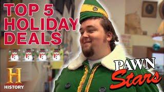 Pawn Stars: 5 GOLDEN HOLIDAY DEALS (Rick’s Rare Christmas List) | History