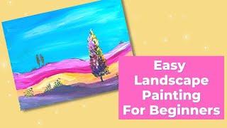 Easy Landscape Painting with the Acrylic Diva