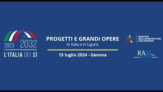 L'Italia dei Sì, progetti e grandi opere in Italia e in Liguria