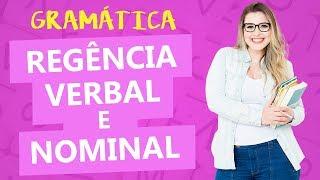 REGÊNCIA VERBAL E NOMINAL - Profa. Pamba