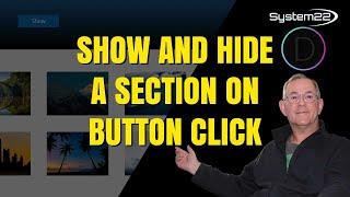 Divi Theme Show And Hide A Section On Button Click