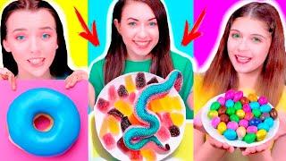 ASMR Food Battle: Gummy, Jelly, Chocolate & More! 