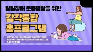 발달장애 운동발달을 위한 감각통합 홈프로그램