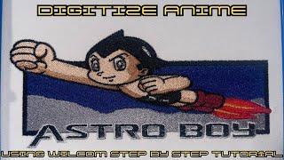 How to Digitize Anime with Wilcom | Machine Embroidery