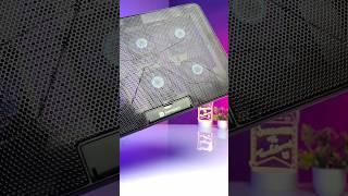 My buddy Air Portronics Cooling pad 6 Fan with RGB lights #gadgets #unboxing #asmr #technoammu