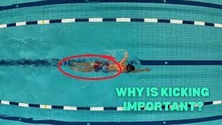 Is kicking really that important in swimming? #swim