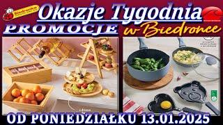 𝐁𝐈𝐄𝐃𝐑𝐎𝐍𝐊𝐀 Nowa Gazetka Promocyjna od 13.01.2024 Okazje i promocje tygodnia – Katalog Biedronki