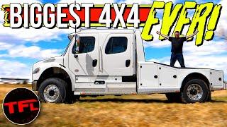 This 4x4 Freightliner Semi Truck Is the Coolest Real-Life Tonka Toy You Didn't Know You Wanted!