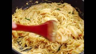 【CNY Recipe Series: Braised Prawns, Crab Meat and E-Fu Noodles in Oyster Sauce】