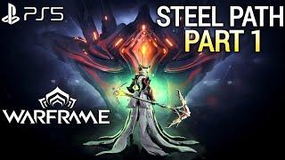 Steel Path Warframe 2024 Gameplay Walkthrough Part 1 Gauss Prime Build | Warframe Beginner 2024 PS5