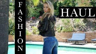 Try On Fashion Haul - Perfect Fit Jeans, Faux Leather Jackets, Popflex Bra