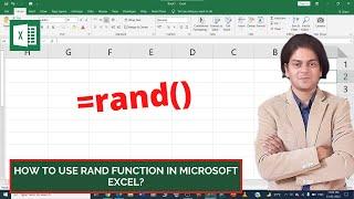 How to use rand function in excel?