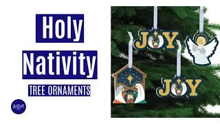 Holy Nativity Christmas Tree Ornaments Decor Ideas | Big Dot of Happiness