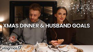 COOK CHRISTMAS DINNER WITH ME + HUSBAND BEING A DREAMBOAT | VLOGMAS WITH VICTORIA