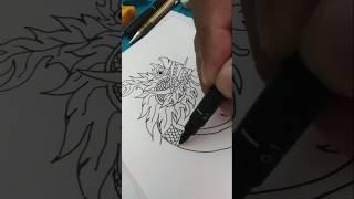  I Drew a Dragon 5 #sketch