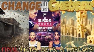 Change to Cheddar | UFC Fight Night Macau: Yan vs Figueiredo FINAL Picks, Bets, & Parlays