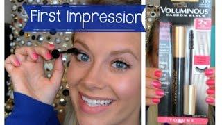 L'oreal Voluminous Carbon Black Mascara: First Impression