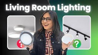 Living Room Lighting | Types & Placement | Panel, COB, Profile | Magnetic Tracks & Home Automation