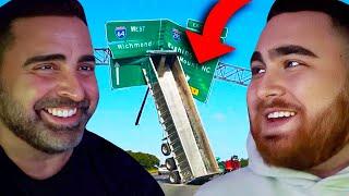 LosPollosTV And Dad React to IDIOTS In Cars 