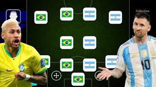 BRAZIL X ARGENTINA!  BEST SPECIAL SQUAD BUILDER!! EFOOTBALL 2025 MOBILE