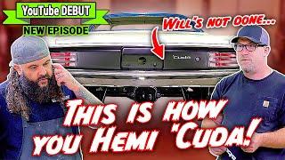 ***NEW YOUTUBE EPISODE*** BRIAN AND WILL SCREW UP THE HEMI CUDA AND THIS IS WHAT HAPPENS!