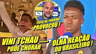 ABSURDO! RODRI PROVOCA VINI JR EM FESTA ! GUARDIOLA MANDA RECADO ! REAÇÃO DE BRASILEIRO E MAIS