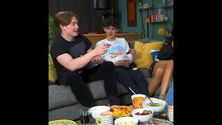 Kit's aim though #heartstopper #googglebox - kit connor, joe locke, yasmin finney, will gao