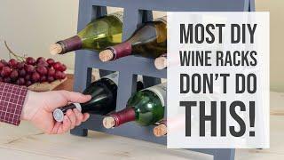 How to Make a DIY Wine Rack That Folds