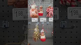 Walmart Christmas 2024 Decor Gingerbread Christmas Ornaments #christmas #shopwithme