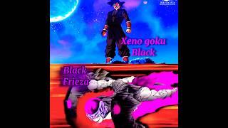 Xeno Goku black vs black Frieza edit #db #xenogokublack #edit #anime #manga